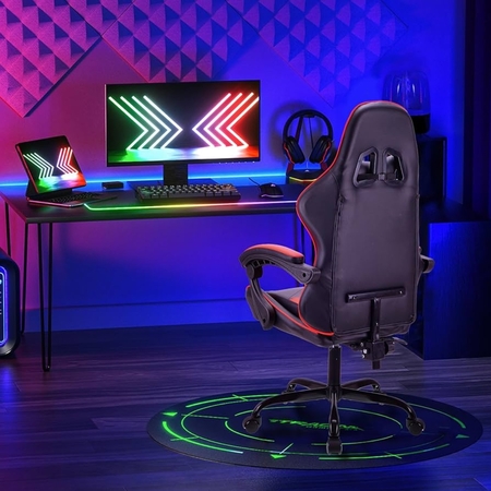 Sedia Gaming RGB con Luci LED Sedia Ergonomica Poltrona ufficio girevole