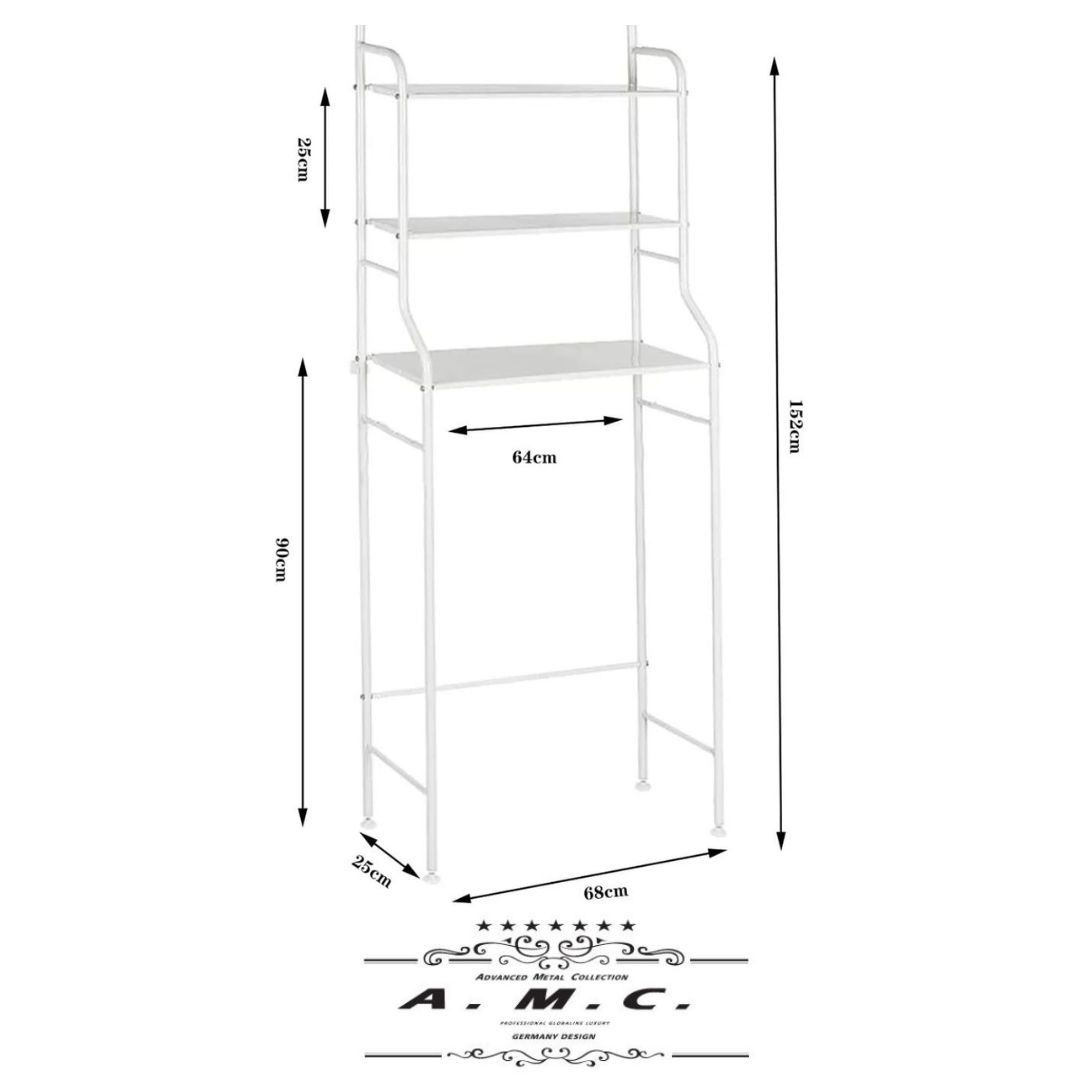 Scaffali da bagno Scaffali salvaspazio Scaffali forati per lavatrice