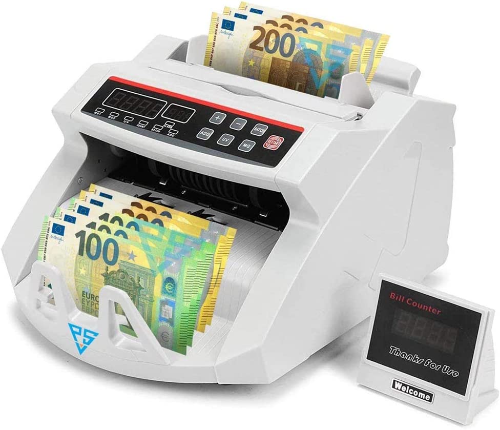 Rilevatore Conta Banconote False Portatile E Aggiornabile Con Display A Led