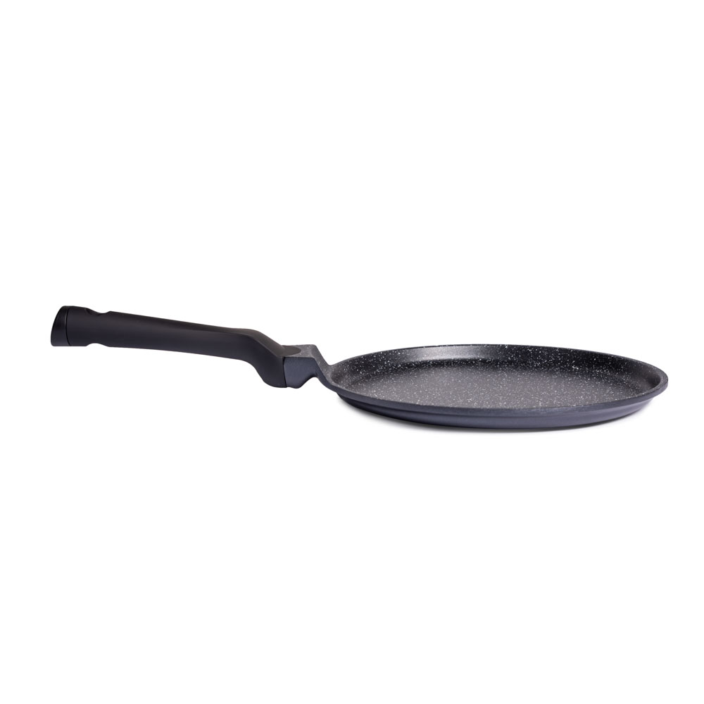 Padella per pancake da 24 cm herenthal rivestita in marmo antiaderente durevole